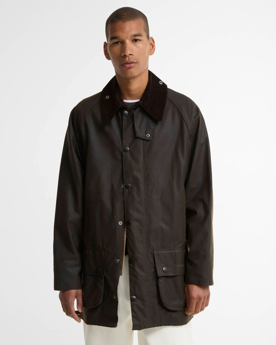 Barbour Classic Beaufort® Waxed Jacket: Olive