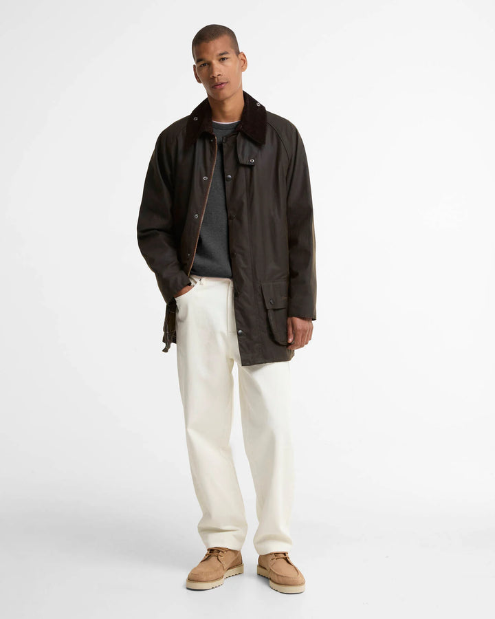 Barbour Classic Beaufort® Waxed Jacket: Olive
