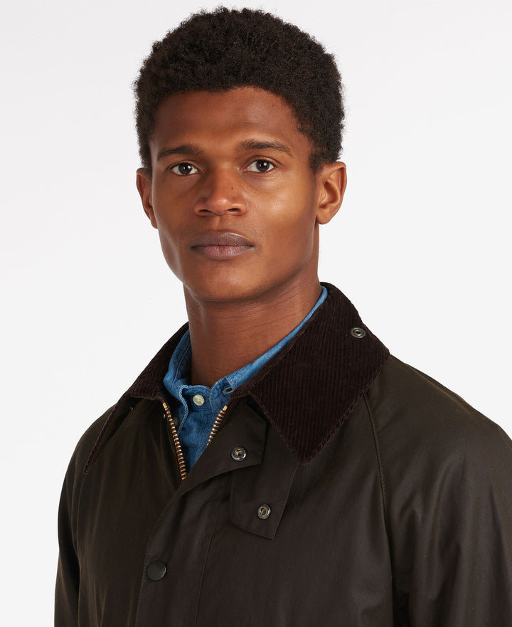 Barbour Classic Bedale Wax Mens Jacket: Olive