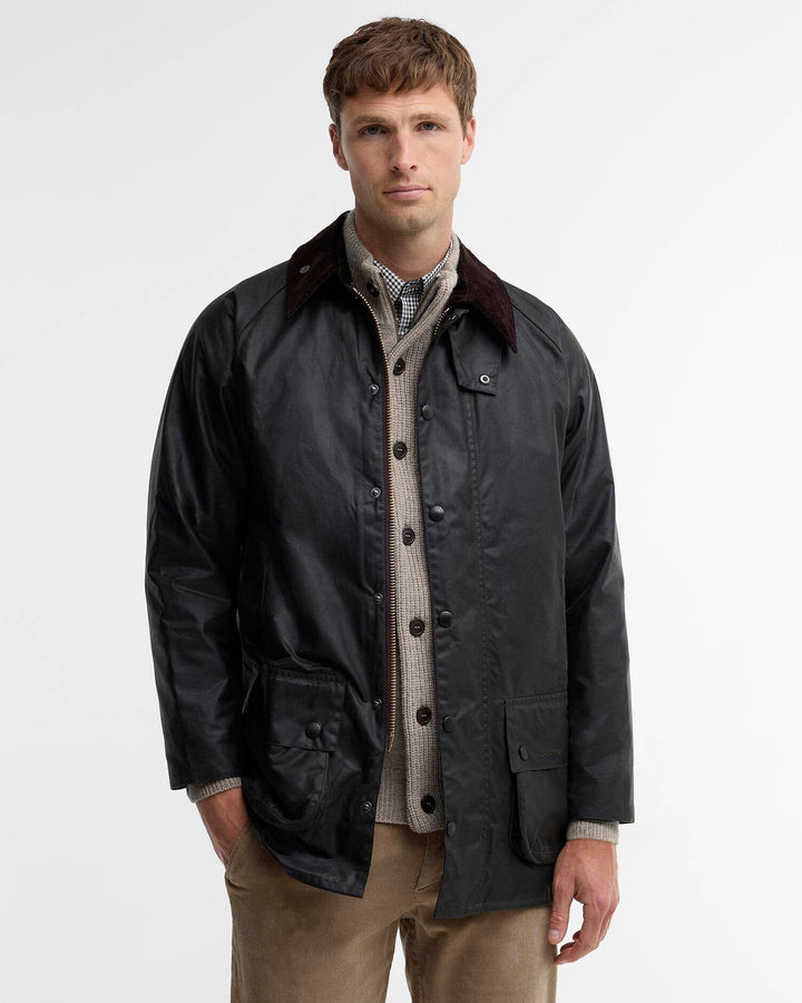 Barbour Classic Beaufort Wax Jacket: Sage
