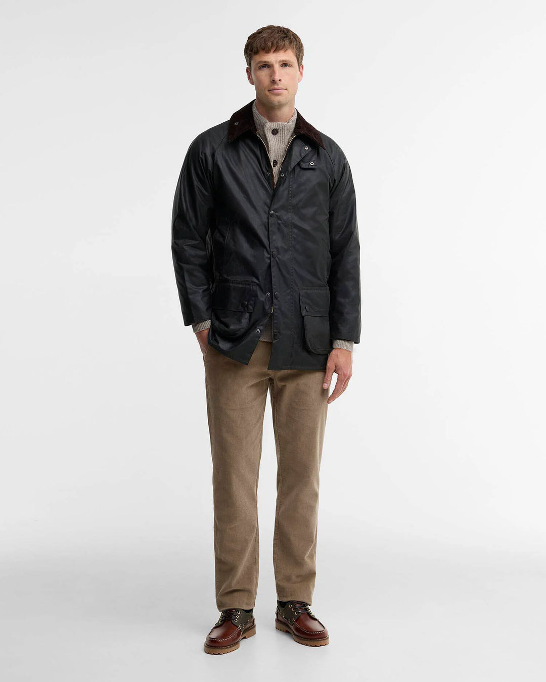 Barbour Classic Beaufort Wax Jacket: Sage