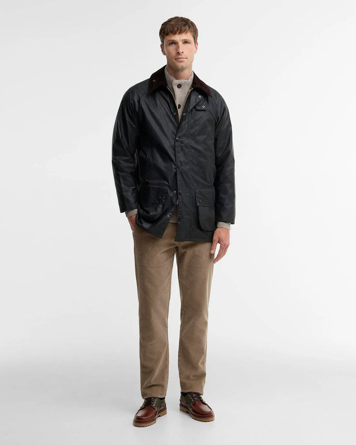 Barbour Classic Beaufort Wax Jacket: Sage