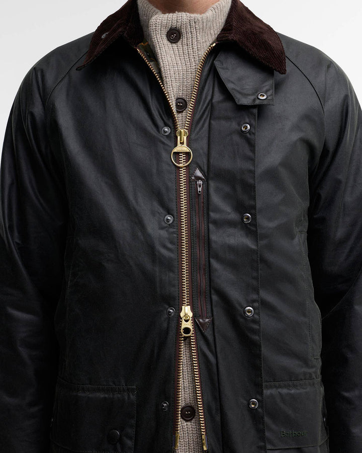 Barbour Classic Beaufort Wax Jacket: Sage