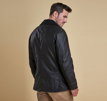 Barbour Ashby Wax Jacket - Black