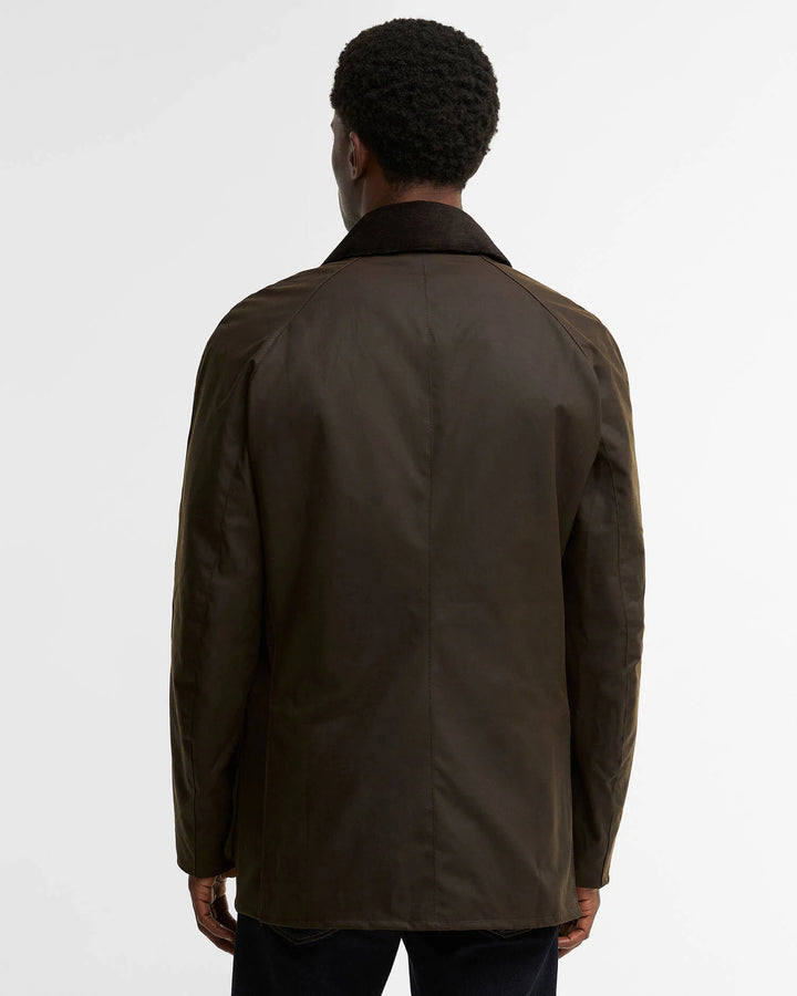 Barbour Ashby Waxed Jacket: Olive