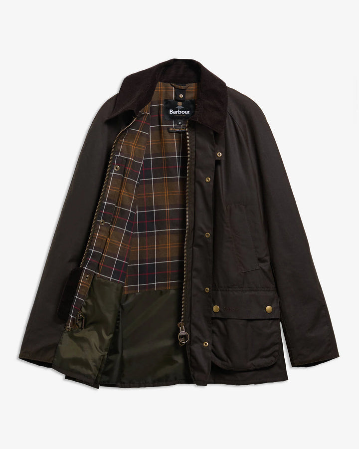 Barbour Ashby Waxed Jacket: Olive