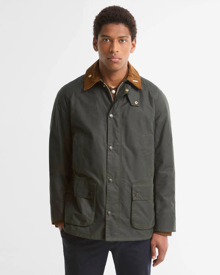 Barbour Icons Ashby Waxed Jacket: Sage