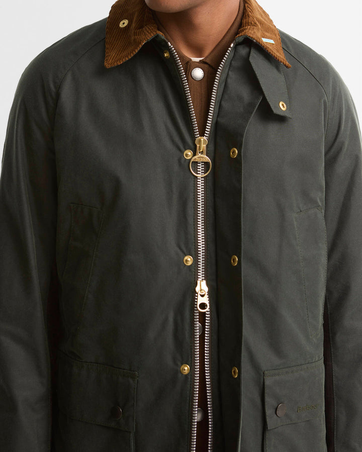 Barbour Icons Ashby Waxed Jacket: Sage