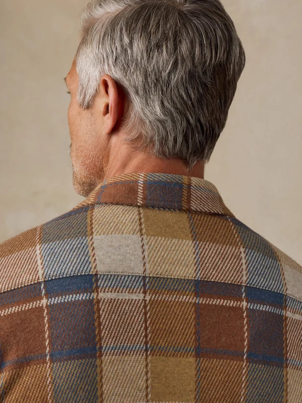 Faherty Legend Sweater Shirt: Boulder Creek Plaid