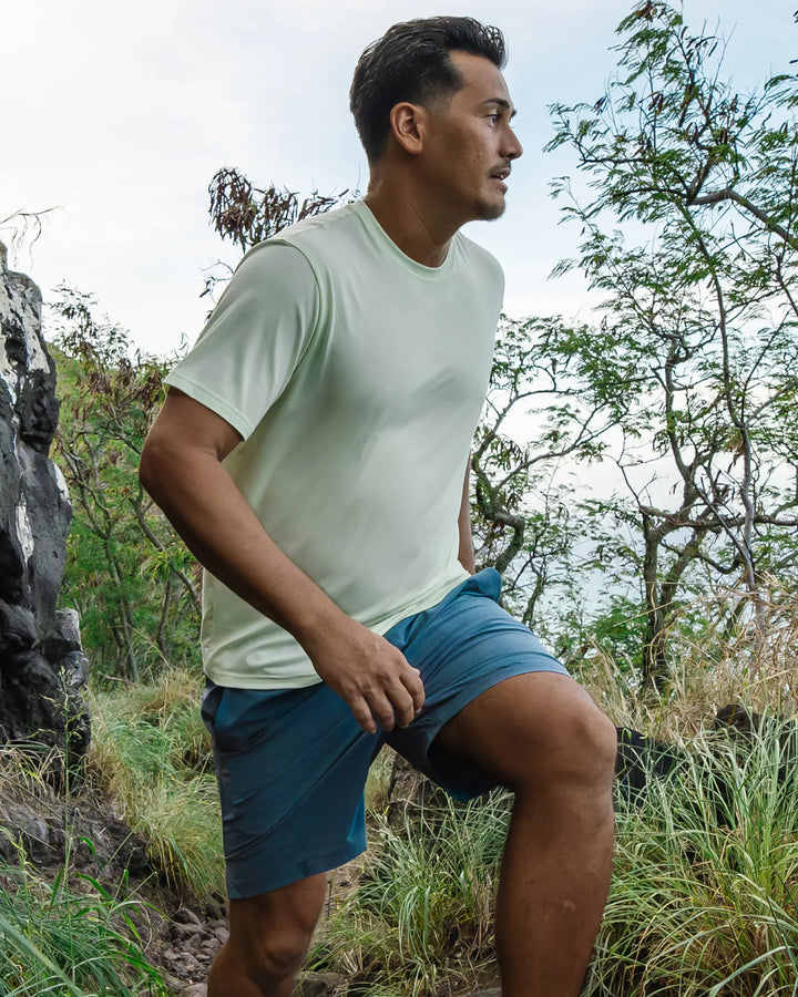 Free Fly Men's Elevate Lightweight Tee: Lime