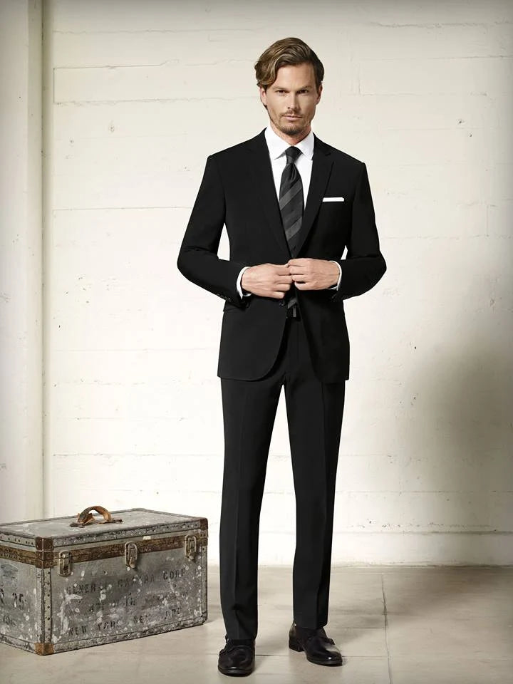 Baroni by MaxMan Solid Suit: Black
