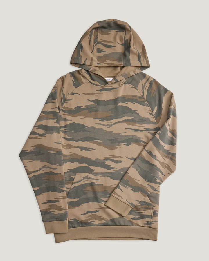 Free Fly Men's Bamboo Lightweight Fleece Hoodie: Congaree Camo
