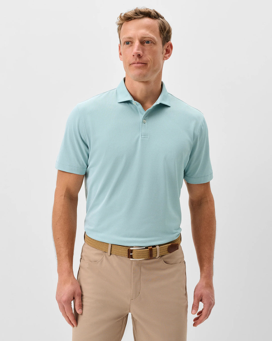 Johnnie-O Performance Mesh Polo - Solid: Sublime