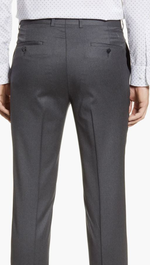 Peter Millar Harker Dress Pant: Mid Grey