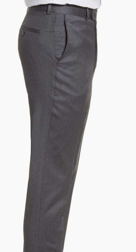 Peter Millar Harker Dress Pant: Mid Grey