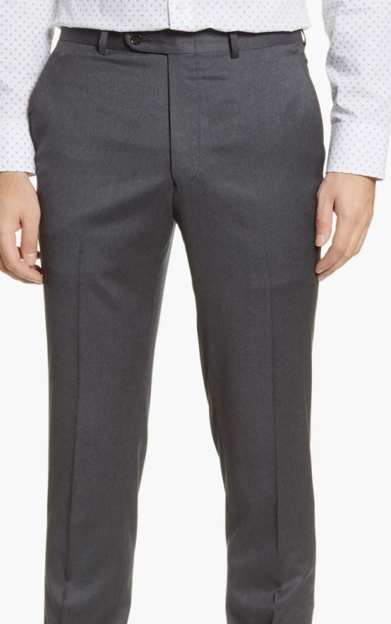 Peter Millar Harker Dress Pant: Mid Grey