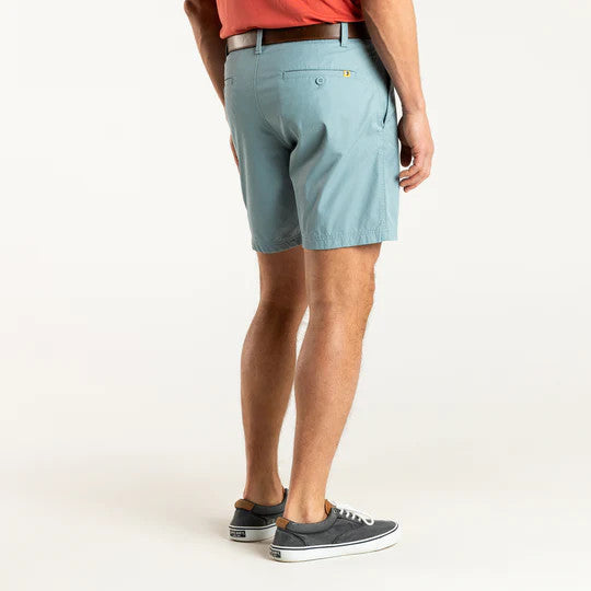 Duck head 8" Harbor Performance Short: Mineral Blue