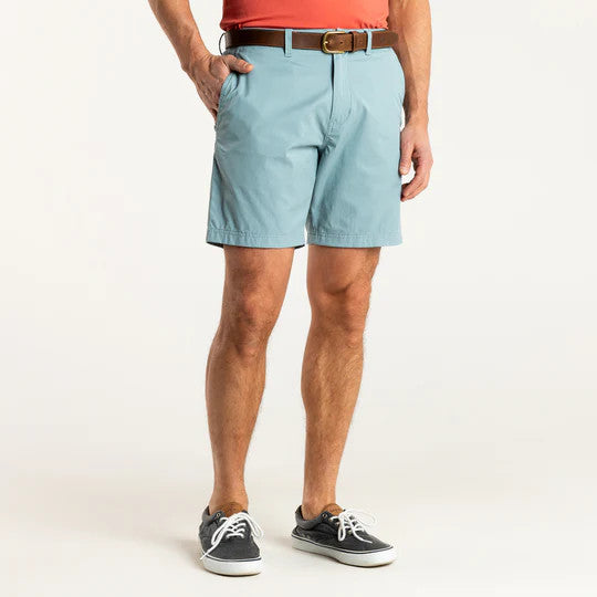 Duck head 8" Harbor Performance Short: Mineral Blue