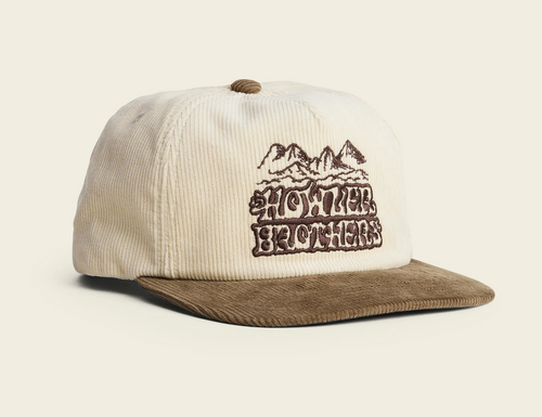 Howler Brothers Misty Mountain Snapback: Tan Corduroy