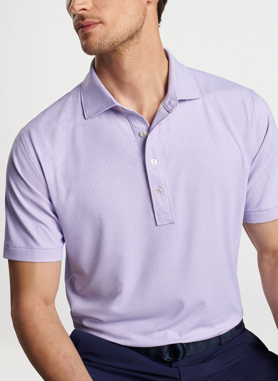 Peter Millar Crown Crafted Beelman Performance Jersey Polo: Misty Rose