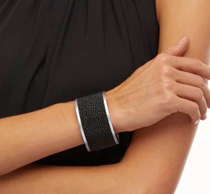 Brackish Molly Wide Cuff: Silver