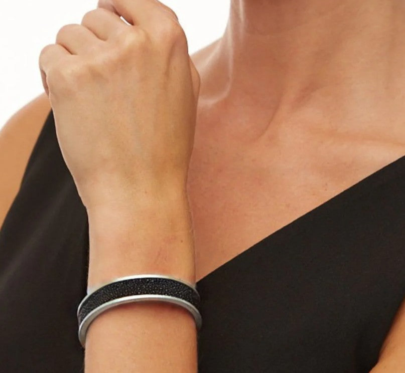 Brackish Molly Thin Cuff: Silver