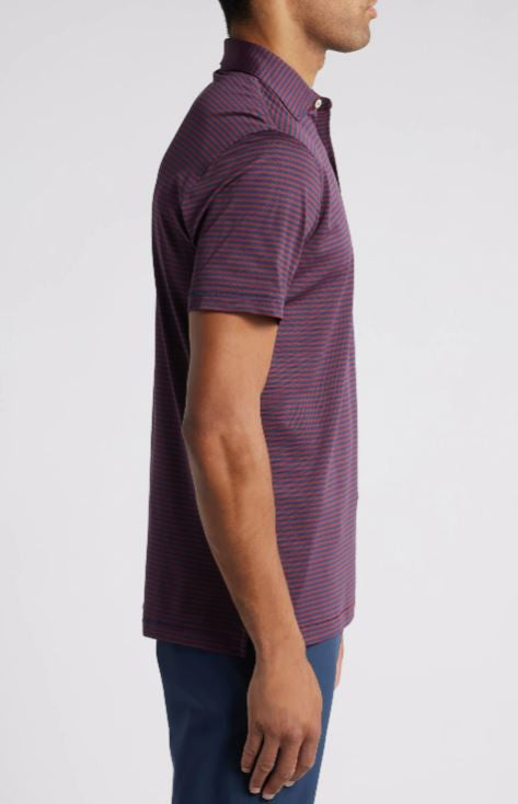 Peter Millar Mood Performance Mesh Polo: Navy