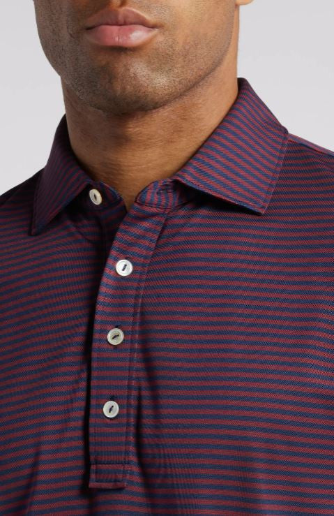 Peter Millar Mood Performance Mesh Polo: Navy