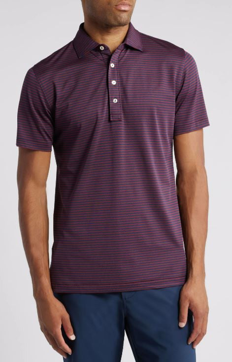 Peter Millar Mood Performance Mesh Polo: Navy