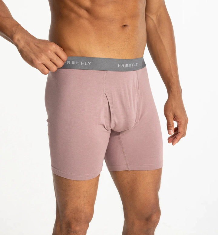 Free Fly Men's Bamboo Motion Boxer Brief: Fig