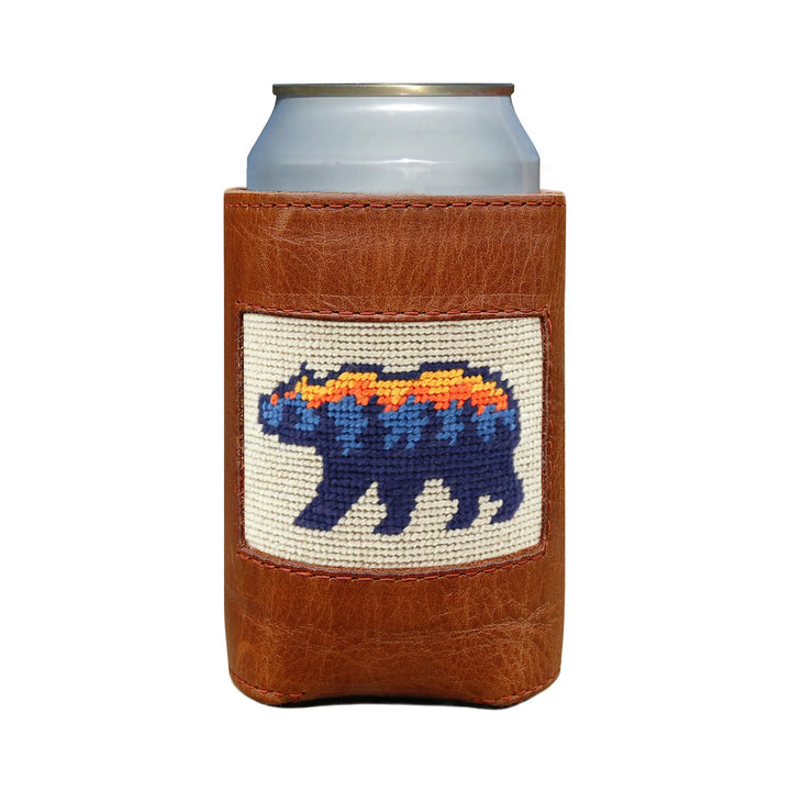 Smathers and Branson Mountain Bear Can Cooler: Light Khaki