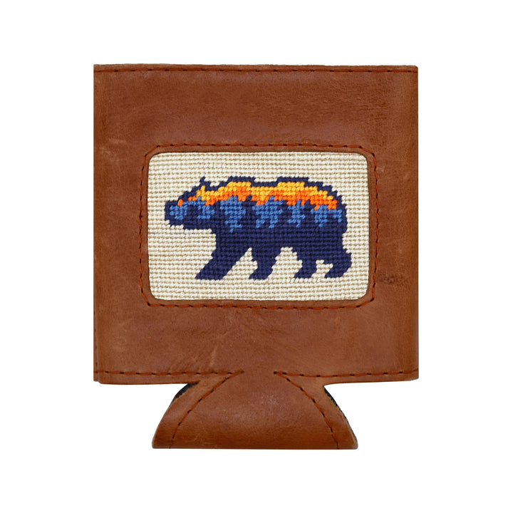 Smathers and Branson Mountain Bear Can Cooler: Light Khaki