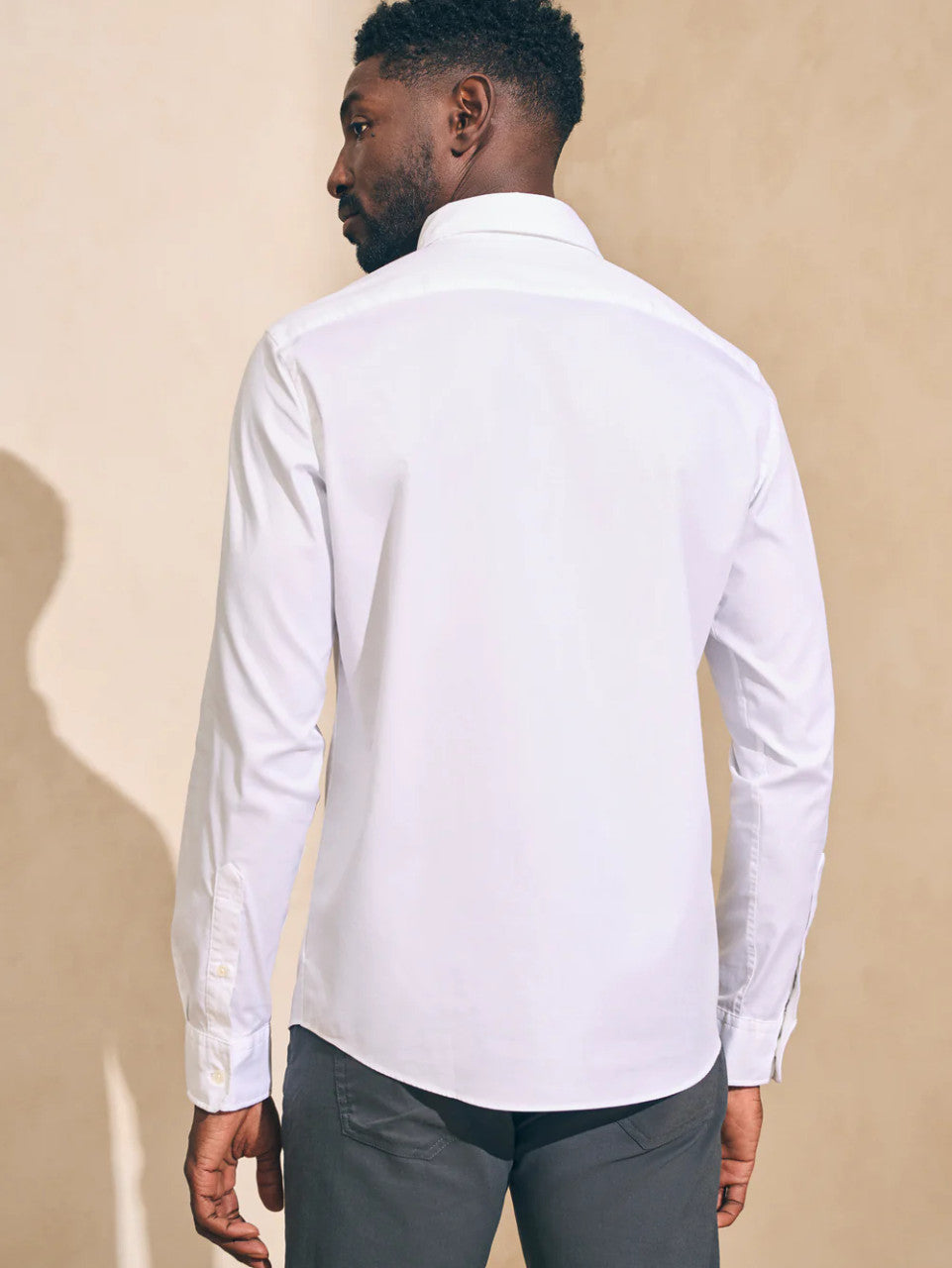 Faherty Movement™ Shirt: Cloud White