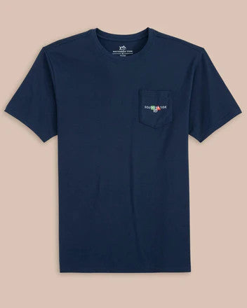 Southern Tide Channel Marker Buoy Short Sleeve T-Shirt: Navy