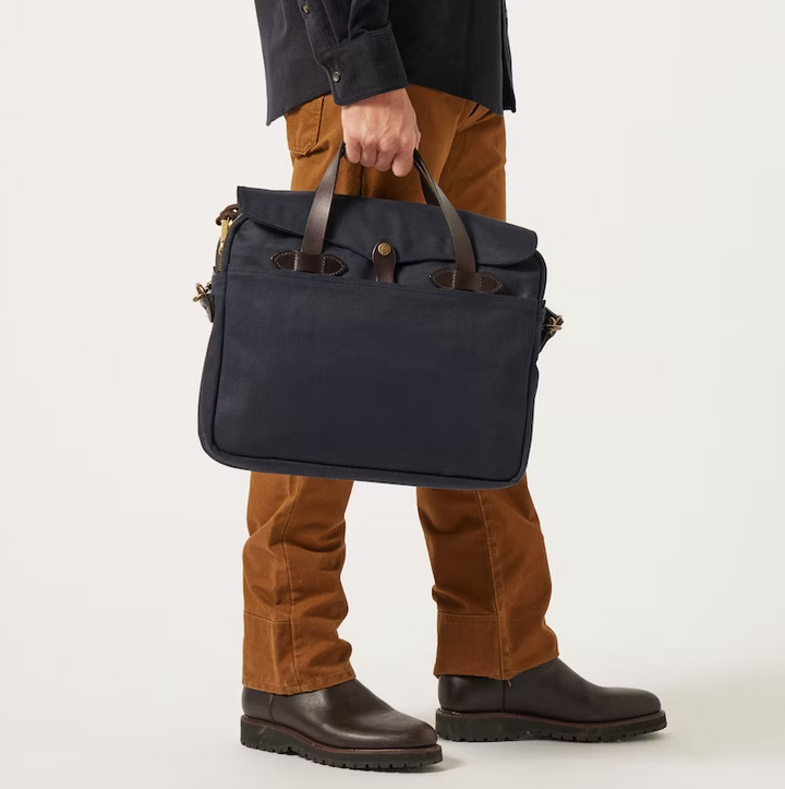 Filson Rugged Twill Original Briefcase - Navy