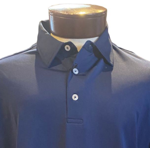 Craig Reagin Solid Polo: Navy