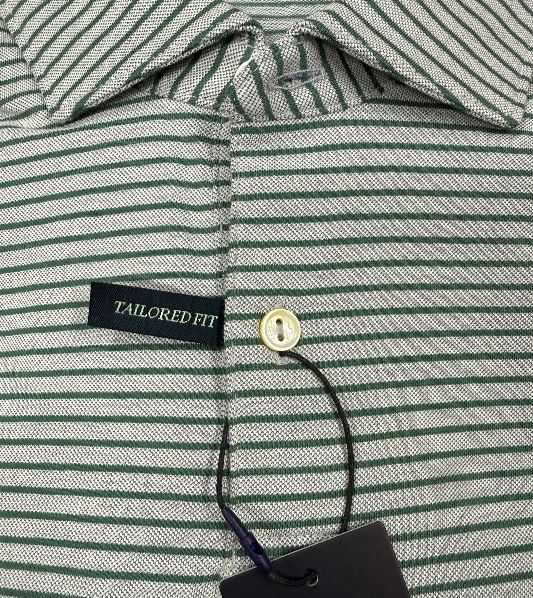 Peter Millar Crown Crafted Albatross Cotton-Blend Pique Polo: Nebula Blue Stripe