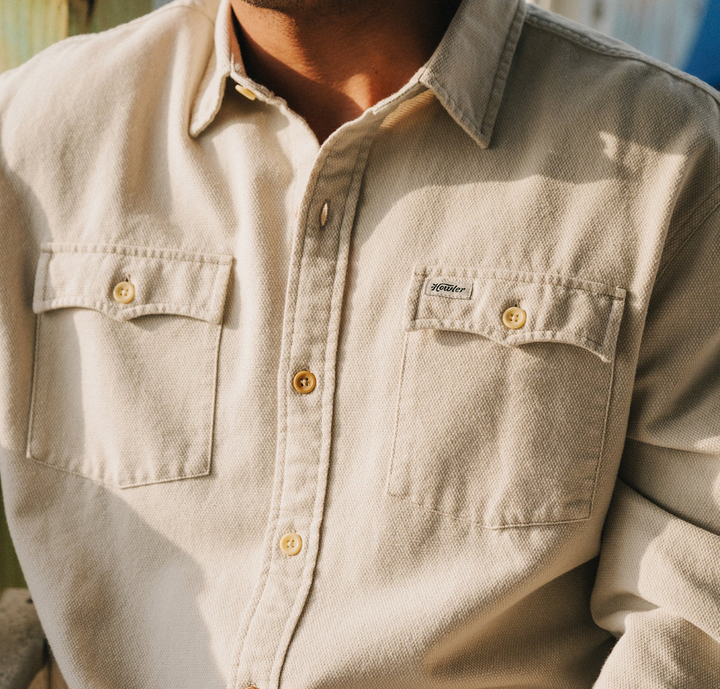 Howler Brothers Novato Shirt: Oatmeal