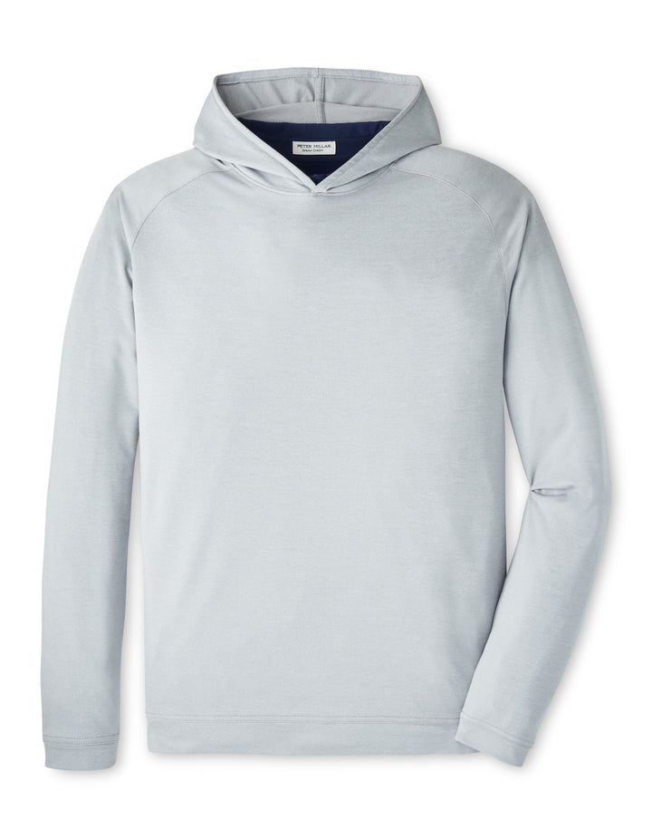 Peter Millar Pine Performance Hoodie: Gale Grey