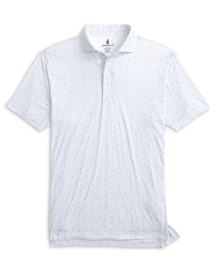 Johnnie-O Backcourt Polo: White