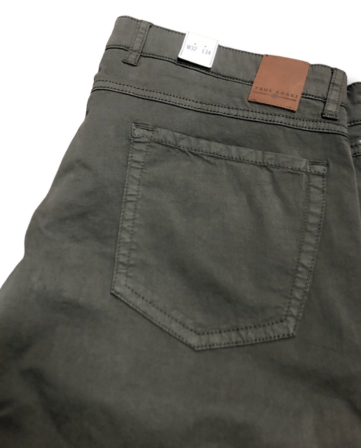 Ballin True Khaki Stretch 5-Pkt Pant: Olive