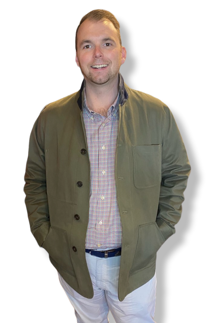 Seaward and Stearn Work Coat: Olive/Camo