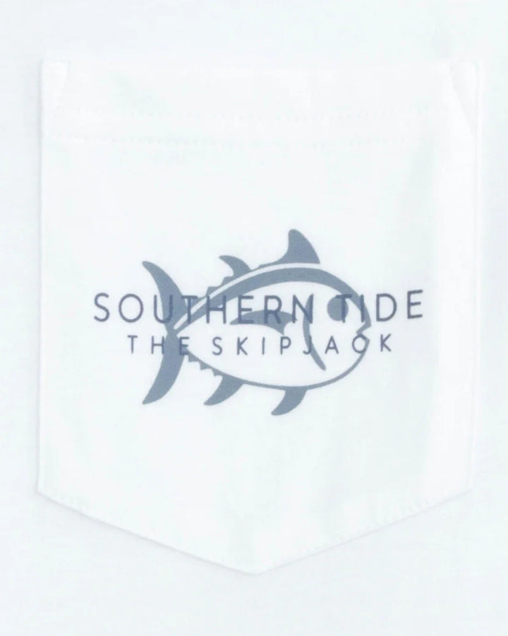 Southern Tide Opaque Short Sleeve T-Shirt: Classic White