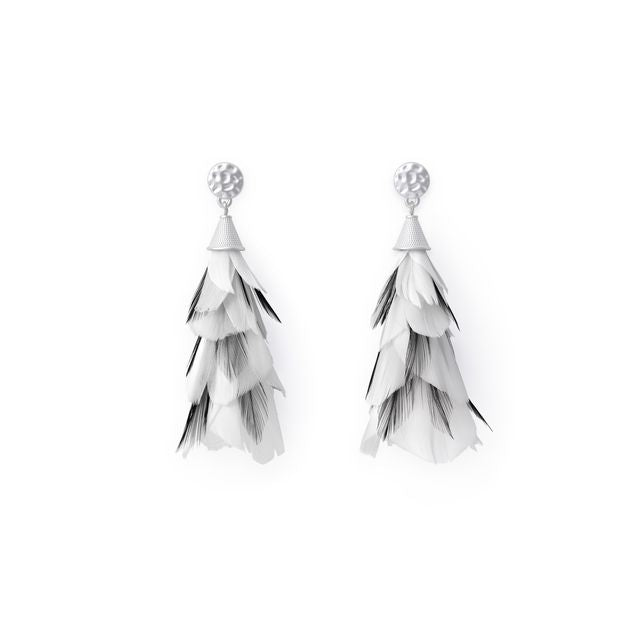 Brackish Angela Statement Earring: silver