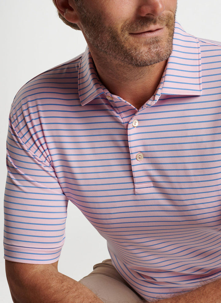 Peter Millar Drum Performance Polo: Palmer Pink