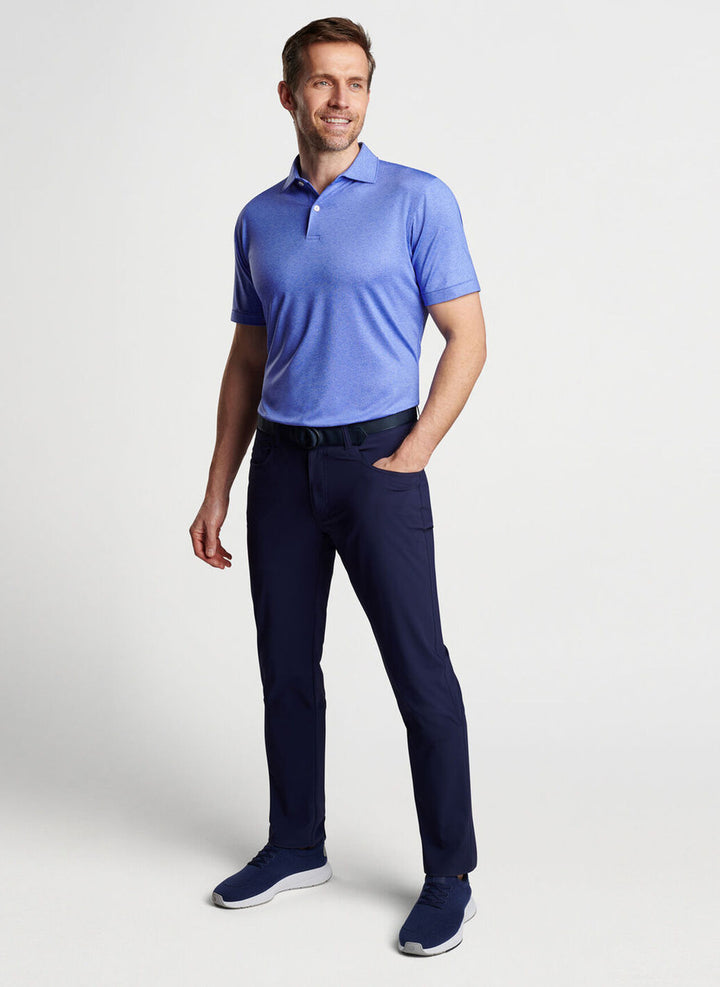 Peter Millar Crown Crafted Parkinson Floral Performance Jersey Polo: Elixir