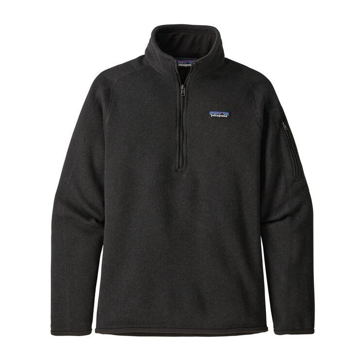 Patagonia Women's Better Sweater® 1/4-Zip Fleece: Black