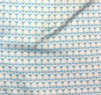 Danini Abstract Performance Golf Polo: Aqua