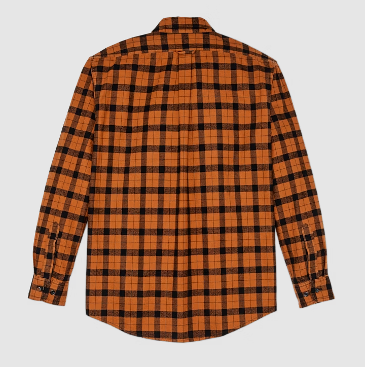 Filson Alaskan Guide Shirt: Pecan Black Plaid