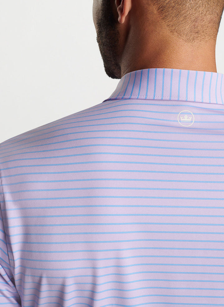 Peter Millar Drum Performance Polo: Petal Purple